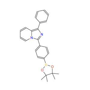 1-苯基-3-(4-(4,4,5,5-四甲基-1,3,2-二氧杂环戊硼烷-2-基)苯基)咪唑并[1,5-A]吡啶