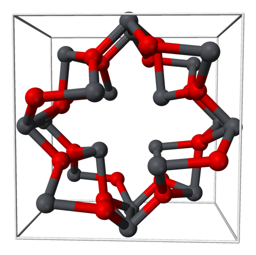 lead-monoxide crystal structure