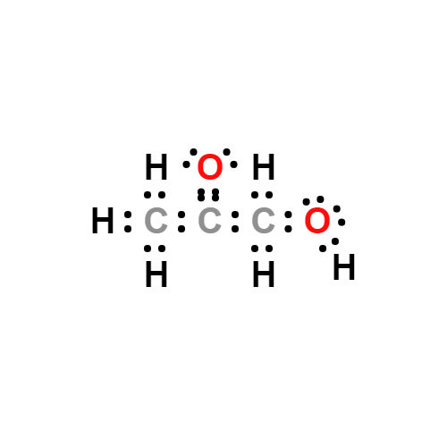 c3h6o2 lewis structure