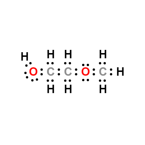 c3h8o2 lewis structure