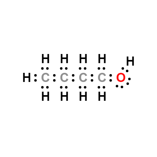 c4h10o_2 lewis structure