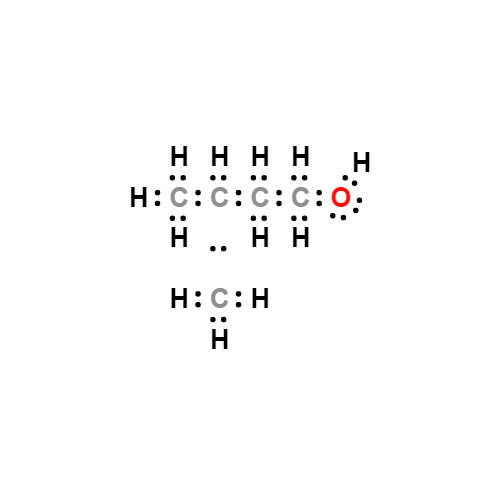 c5h12o lewis structure