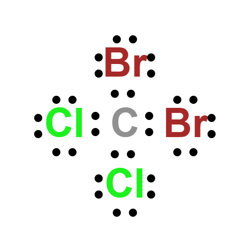 cbr2cl2 lewis structure