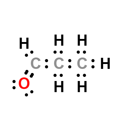 ch3ch2cho lewis structure