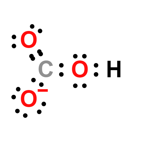 cho3- lewis structure