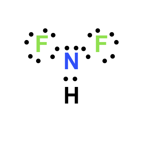 hnf2 lewis structure