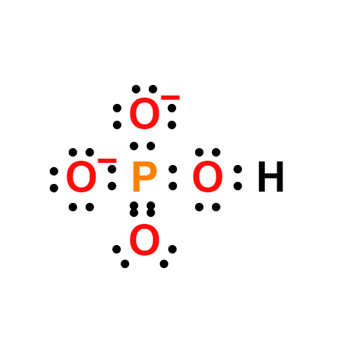 hpo4_2- lewis structure