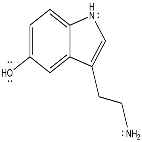serotonin lewis structure