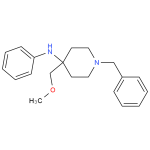1-苄基-4-(甲氧基甲基)-N-苯基哌啶-4-胺