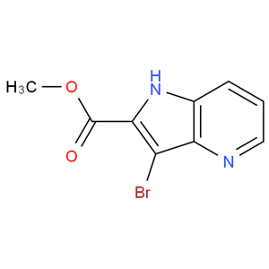 Methyl 3-bromo-1H-pyrrolo-[3,2-b]pyridine-2-carboxylate