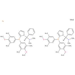 (aR,aR)-2,2’-Bis(a-N,N-dimethylaminophenylmethyl)-(S,S)-1,1’-bis[di-(3,5-dimethyl-4-methoxyphenyl)-phosphino]-ferrocene