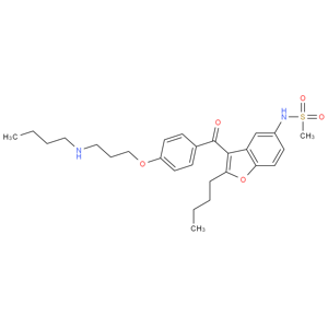 SR 35021;N-[2-丁基-3-[4-[3-(丁基氨基)丙氧基]苯甲酰基]-5-苯并呋喃基]甲磺酰胺