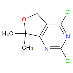 2,4-二氯-7,7-二甲基-5,7-二氢呋喃[3,4-d]并嘧啶