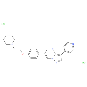 6-[4-[2-(1-Piperidinyl)ethoxy]phenyl]-3-(4-pyridinyl)-pyrazolo[1,5-a]pyrimidine dihydrochloride