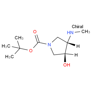 tert-butyl 3-hydroxy-4-(methylamino)pyrrolidine-1-carboxylate