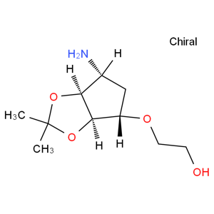 2-((3AR,4S,6R,6AS)-6-氨基-2,2-甲基四氢-3AH-环戊基[D] [1,3]并二氧-4-氧)乙醇酒石酸