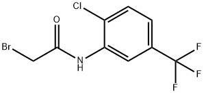 2-bromo-N-[2-chloro-5-(trifluoromethyl)phenyl]acetamide Structure