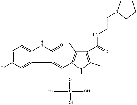 Toceranib Phosphate Structure