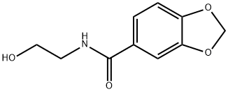 N-(2-hydroxyethyl)-1,3-benzodioxole-5-carboxamide