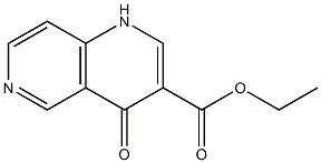 ethyl 4-oxo-1,4-dihydro-1,6-naphthyridine-3-carboxylate Structure