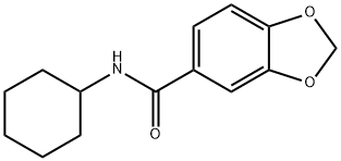 N-cyclohexyl-1,3-benzodioxole-5-carboxamide