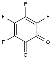 3,4,5,6-Tetrafluoro-3,5-cyclohexadiene-1,2-dione Structure