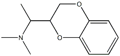N,N,α-Trimethyl-1,4-benzodioxane-2-methanamine Structure
