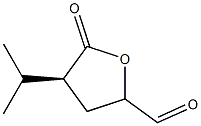 L-glycero-Penturonic acid, 3,4-dideoxy-4-(1-methylethyl)-, gamma-lactone, (2Xi)- (9CI) Structure