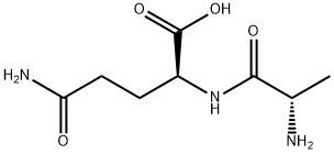 L-丙氨酰-L-谷氨酰胺, 39537-23-0, 结构式