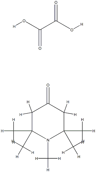 oxalic acid, 1,2,2,6,6-pentamethylpiperidin-4-one Structure