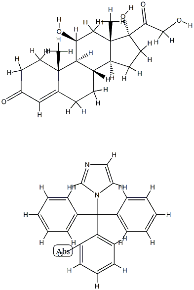 clotrimazole-hydrocortisone Structure