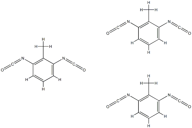 Benzene, 1,3-diisocyanatomethyl-, trimer Structure
