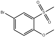 4-broMo-1-Methoxy-2-(Methylsulfonyl)benzene Structure
