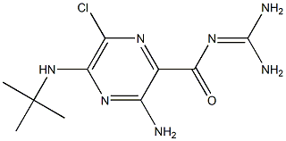 5-(N-tert-butyl)amiloride Structure