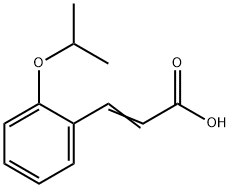 (2E)-3-(2-isopropoxyphenyl)acrylic acid Structure