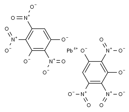 Lead(IV)bis(2,4,5-trinitrobenzene-1,3-diolate) Structure