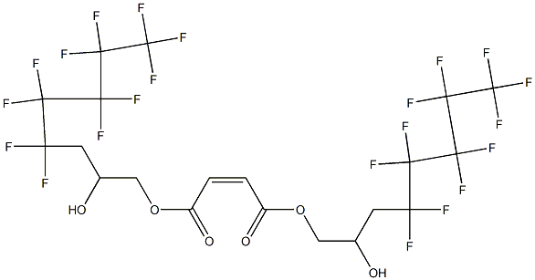Maleic acid bis(4,4,5,5,6,6,7,7,8,8,8-undecafluoro-2-hydroxyoctyl) ester