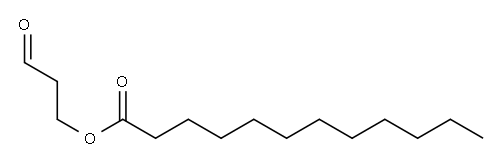 Lauric acid 3-oxopropyl ester