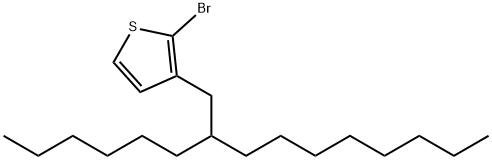 2-Bromo-3-(2-hexyl-decyl)-thiophene Structure