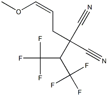 (Z)-2-Cyano-2-[1-(trifluoromethyl)-2,2,2-trifluoroethyl]-5-methoxy-4-pentenenitrile