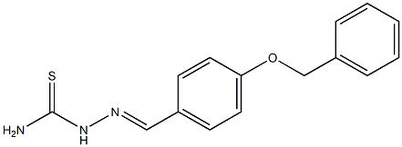 2-{(E)-[4-(benzyloxy)phenyl]methylidene}-1-hydrazinecarbothioamide