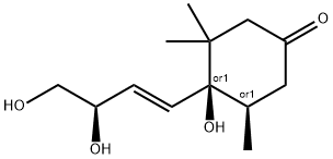 6,9,10-Trihydroxy-7-megastigmen-3-one Structure