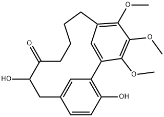 3,7-Dihydroxy-15,16,17-trimethoxytricyclo[12.3.1.12,6]nonadeca-1(18),2,4,6(19),14,16-hexen-9-one Structure