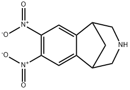 1,5-Methano-1H-3-benzazepine, 2,3,4,5-tetrahydro-7,8-dinitro-, 230615-08-4, 结构式