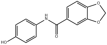 1,3-Benzodioxole-5-carboxamide, N-(4-hydroxyphenyl)-