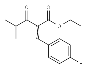 Pentanoic acid, 2-[(4-fluorophenyl)methylene]-4-methyl-3-oxo-, ethyl ester