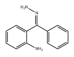 Methanone, (2-aminophenyl)phenyl-, hydrazone, (Z)- Structure