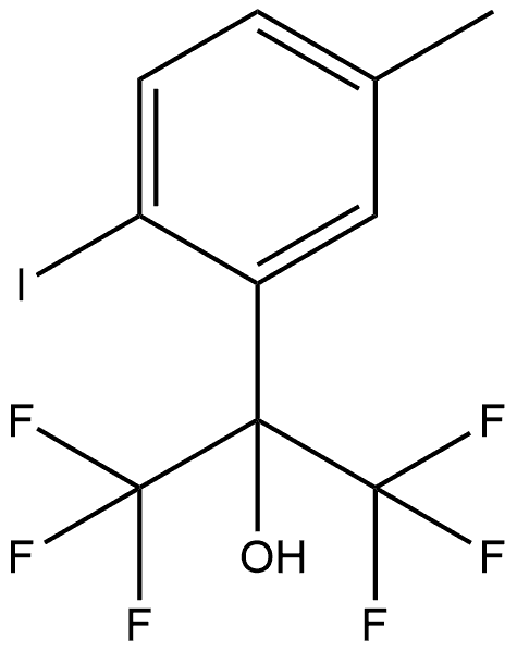 Benzenemethanol, 2-iodo-5-methyl-α,α-bis(trifluoromethyl)-