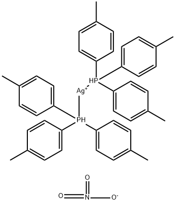 Silver(1+), bis[tris(4-methylphenyl)phosphine]-, nitrate (9CI)