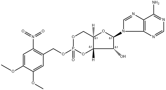 4,5-dimethoxy-2-nitrobenzyl cyclic AMP Structure